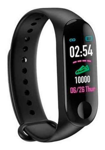 Imagen 1 de 6 de Reloj Smartwatch Vak M3 Bluetooth Podometro Presion Calorias