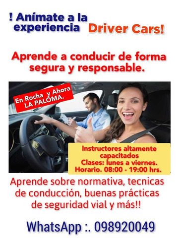 Imagen 2 de 2 de Escuela De Choferes Driver Cars, Rocha Y La Paloma