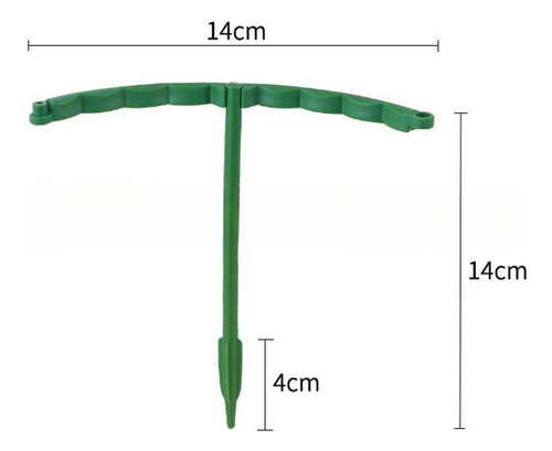 14 Piezas De Soporte Vegetal Estructuras 14cmx14cm