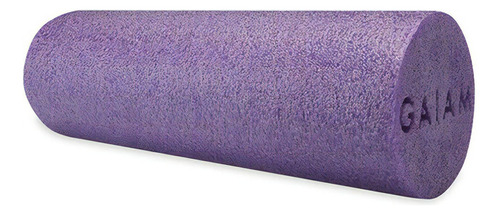 Rodillo Espuma Gaiam 18 Muscle Therapy Compacto Para Masaje Color Violeta