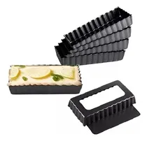 Comprar X24 Moldes Rectangulares Desmontables Molde Desmontable Rectangular Molde Rectangular Pastel 12cm Molde Desmontable Rectangular Kuchen Molde Rectangular Desmontable Metálico Queque Tarta Pasteleríacl