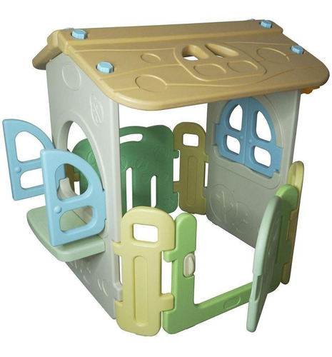 Casinha Infantil De Plástico Importway Colorida 3+