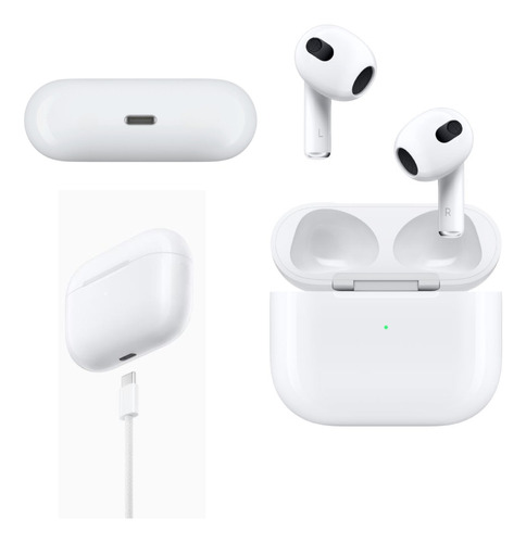 Auriculares 3ra Generación Blancos Para iPhone 