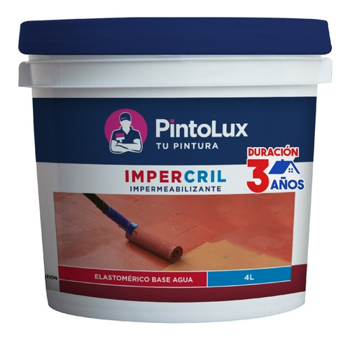 Impermeabilizante Pintolux Impercril 3 Años 4 Litros