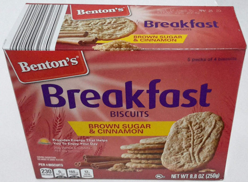 Benton's Galletas De Desayuno, Azucar Morena Y Canela, 8.8 O