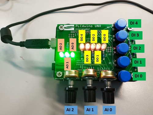 Plcduino Entrenador Plc Arduino Hmi Curso