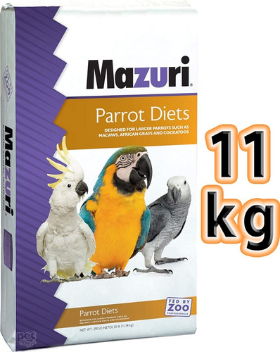 Alimento Mazuri Large Bird Loro Guacamaya Cacatúa (11.3 Kg)