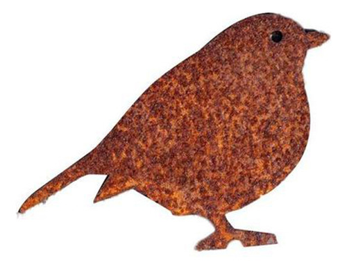 Siluetas De Pájaros De Metal Oxidado Para Decoración De Vall