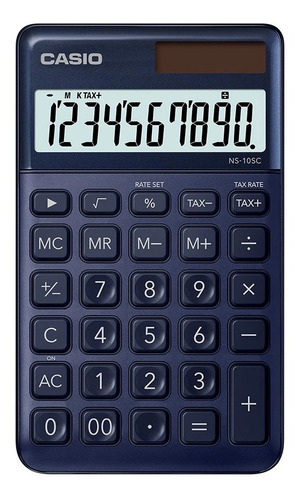 Calculadora De Escritorio Casio Ns10sc 10 Digitos A Pila/sol