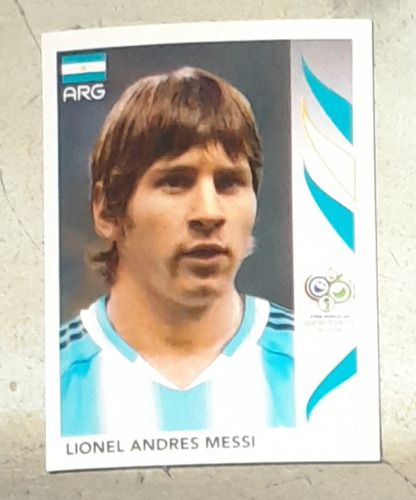 Panini Messi Alemania 2006