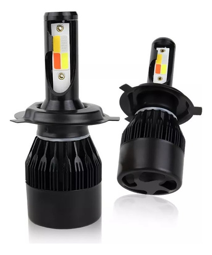 2 Pzs Kit De Led H4 4 Colores Con Canbus Faros De Coche