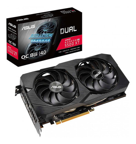 Placa De Video Asus Dual Radeon Rx 5500xt O8g Evo Ddr6 8gb