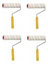 Comprar 4 Rodillos Pintar Pintura Antigota Acabado 23cm Manual