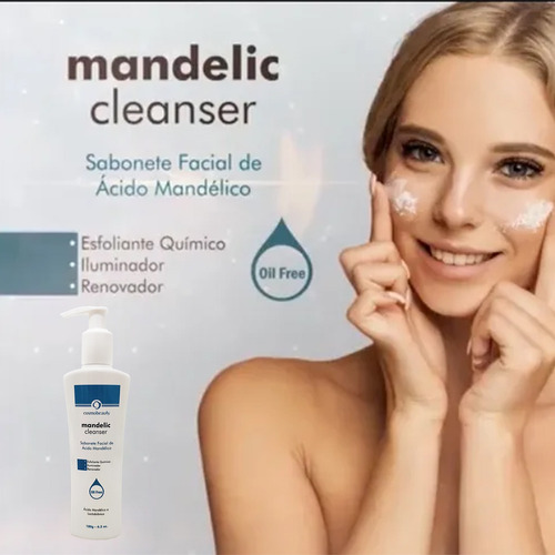 Sabonete Ácido Mandélico Mandelic Cleanser Cosmobeauty