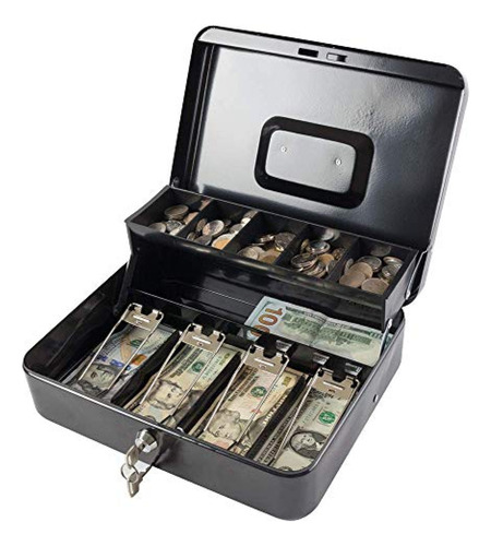 Caja Para Dinero Kyodoled Caja De Efectivo Con Cerradura, C