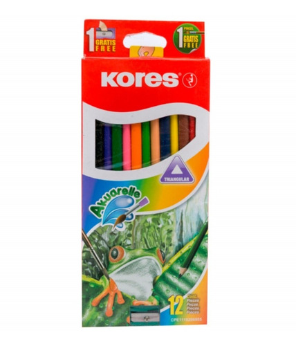 Colores Kores Acuarelables X12 Uds *5 Cajas