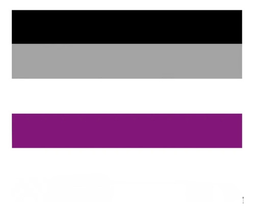 Bandera Orgullo Asexual 90x150 Cms Asexuales Lgbt 