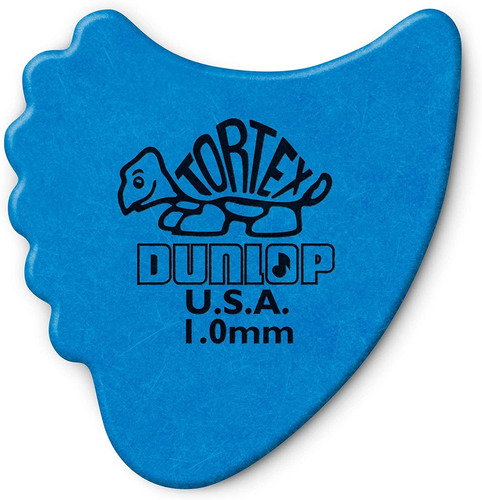 Dunlop 414r1.0 Tortex Aletas, Azul, 0.039 In, 72/bolsa