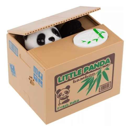 Alcancia Tragamonedas Modelo Panda Con Sonido