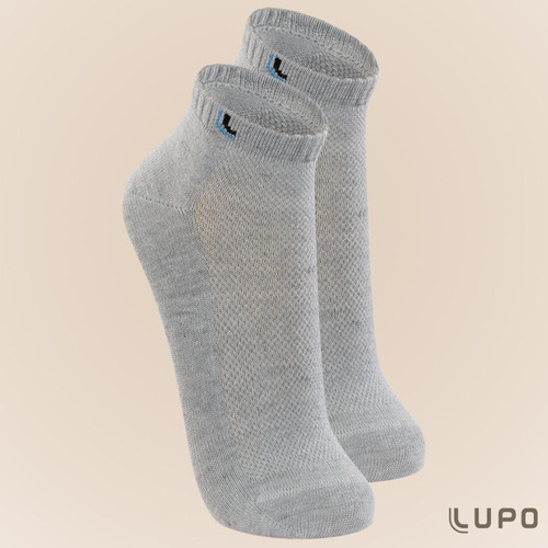 Kit 6 Pares Meias Masculina Lupo Cano Curto Algodão