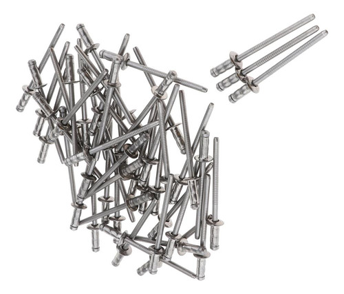 Remaches Ciegos De Extremo Abierto 50pcs 4mm Dia