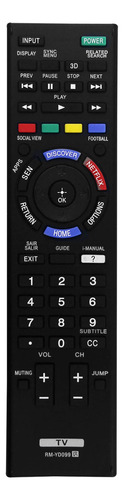 Reemplace El Control Remoto De Tv Rm-yd099 Para Sony Kdl-42w