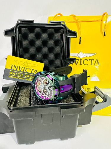 Reloj Invicta Edición Especial Joker Dc Fullset Para Hombre