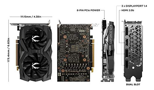 Zotac Gaming Geforce Gtx 1660 Super 6gb Gddr6 Tarjeta Gráfic