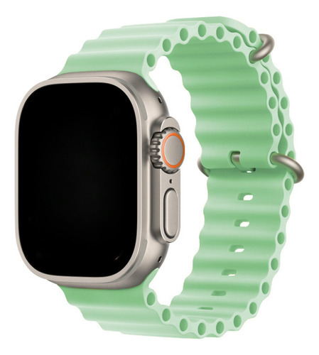 Pulseira Relógio Smartwatch 8 Ultra 42mm 44 45 49mm Cor Verde-claro