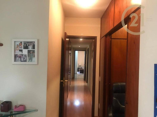 Apartamento Com 3 Suítes Para Alugar, 196 M² Por R$ 5.000/mês - Perdizes - São Paulo/sp - Ap23049