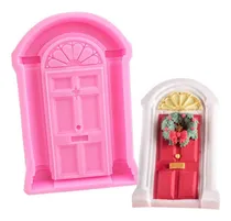 Comprar Molde Silicona Puerta Fondant Porcelana Fria