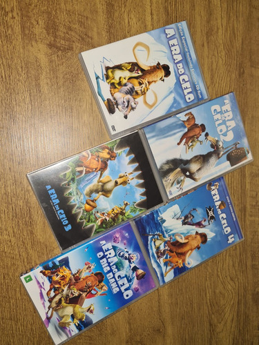 Dvd A Era Do Gelo 1 2 3 4 E 5 Kit Ice Age (Usado)