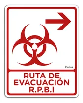 Comprar Señalamiento Ruta De Evacuacion Rpbi Derecha Letrero 25x35