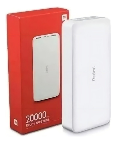 Cargador portátil Redmi Power Bank de 20000 mah listo