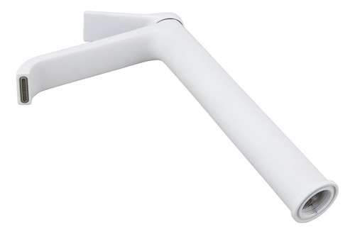 Grifo De Lavabo G1/2 Rosca Para Agua Fría Y Caliente, Blanco