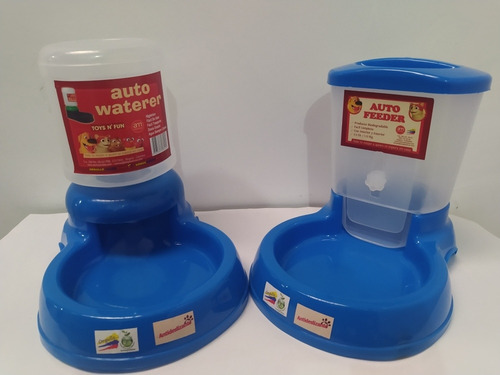 Dispensador De Agua Y Comida Individuales Para Mascota