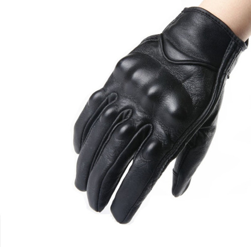 Guantes Motociclista De Piel Protecciones Antideslizantes