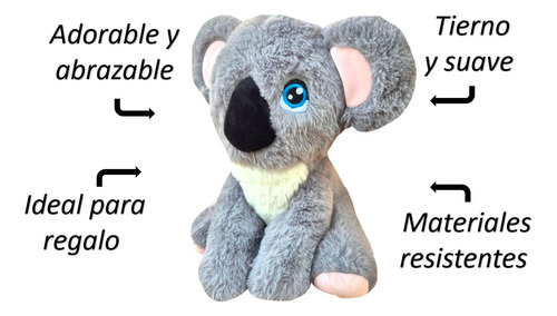 6 Peluches De Animales Selva Jirafa Elefante Mono Colección Animales