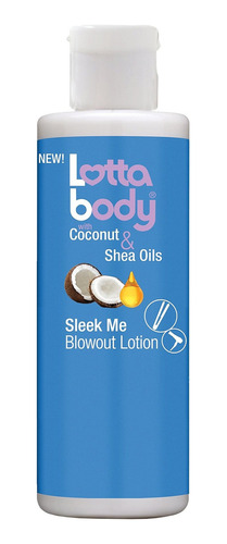 Lotta Body Sleek Me Loción Blowout, 8 Onzas Líquidas