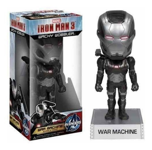 Boneco Personagem War Machine Iron Man 3 Bobble Head Funko