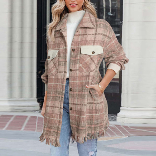 Chaqueta Casual Cómoda De Manga Larga A La Moda Para Mujer J