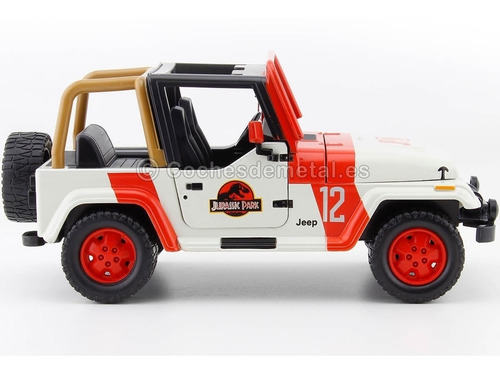 Jeep Wrangler Parque Jurásico - Jurassic World - 1/24 - Jada
