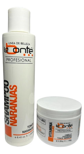 Shampoo Y Vitamina Cobrizo Naranja Labonte