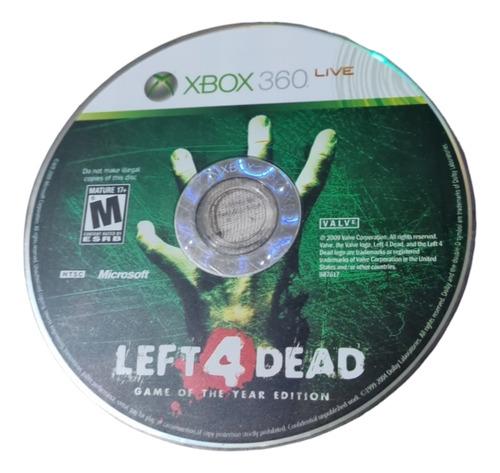 Left 4 Dead Xbox 360 Fisico