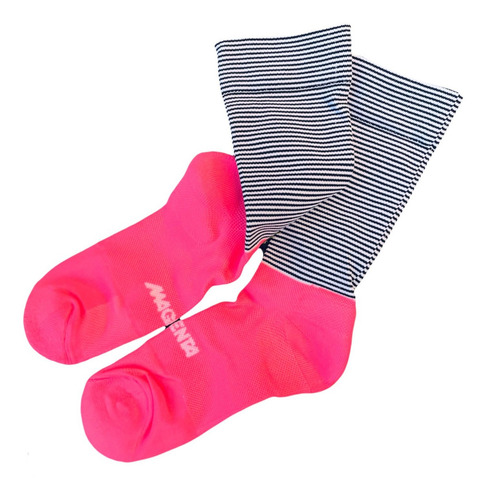 Medias Ciclismo Ruta Mtb - Magenta - Varios Modelos - Distribuidor Oficial