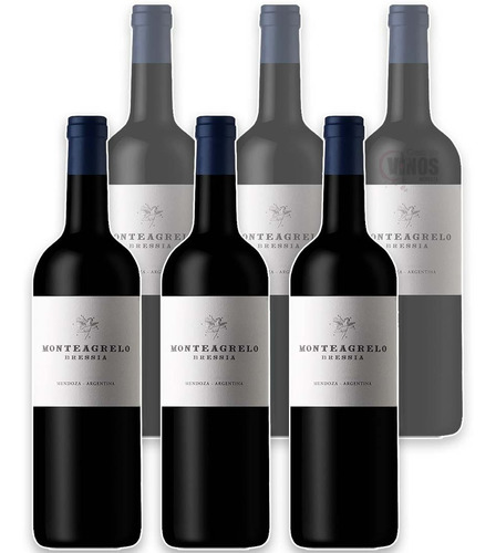 Vino Monteagrelo Cabernet Sauvignon Caja X6 Bodega Bressia