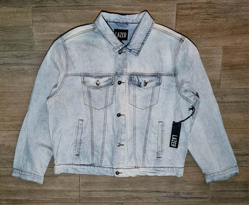 Chamarra Mezclilla Chaqueta Trucker Hombre Talla Extra Xxl
