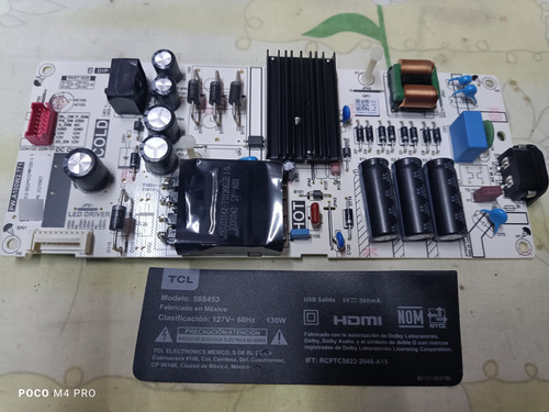Tarjeta Fuente Marca Tcl Modelo 58s453 (Usado)