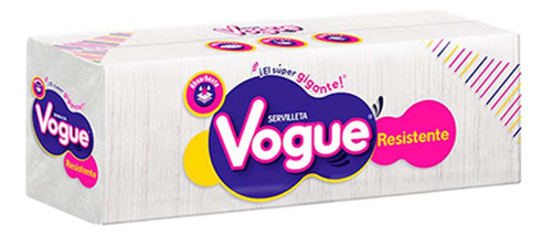 Servilleta Vogue 380 Pz Sencilla Caja Con 12 Paquetes