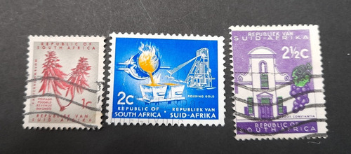 Sello Postal Sudáfrica 1963 Serie Corriente 1963 - 1967